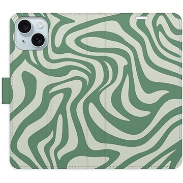 

iSaprio Flip pouzdro Zebra Green 02 pro iPhone 15