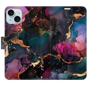 

iSaprio Flip pouzdro Dark Marble pro iPhone 15 Plus