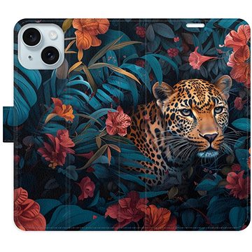 

iSaprio Flip pouzdro Flower Jaguar 02 pro iPhone 15 Plus