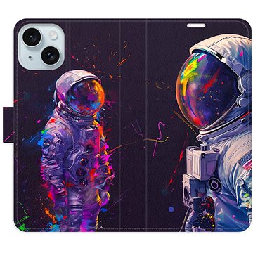 

iSaprio Flip pouzdro Neon Astronaut 02 pro iPhone 15 Plus