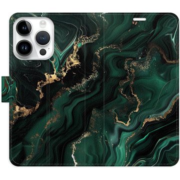 

iSaprio Flip pouzdro Emerald 02 pro iPhone 15 Pro
