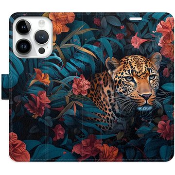 

iSaprio Flip pouzdro Flower Jaguar 02 pro iPhone 15 Pro