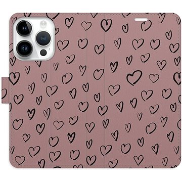 

iSaprio Flip pouzdro Heart Dark 02 pro iPhone 15 Pro