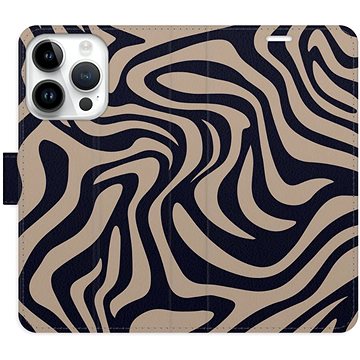 

iSaprio Flip pouzdro Zebra Black 02 pro iPhone 15 Pro