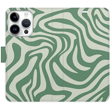 

iSaprio Flip pouzdro Zebra Green 02 pro iPhone 15 Pro