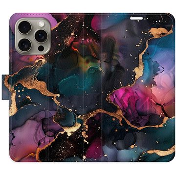 

iSaprio Flip pouzdro Dark Marble pro iPhone 15 Pro Max