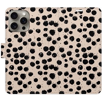 

iSaprio Flip pouzdro Dotted 02 pro iPhone 15 Pro Max