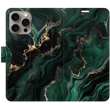 

iSaprio Flip pouzdro Emerald 02 pro iPhone 15 Pro Max