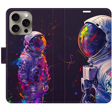 

iSaprio Flip pouzdro Neon Astronaut 02 pro iPhone 15 Pro Max