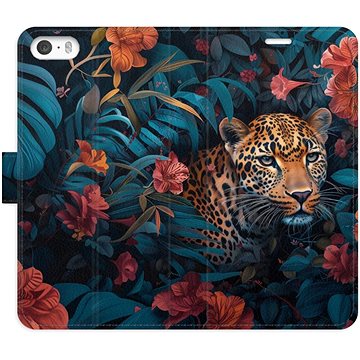 

iSaprio Flip pouzdro Flower Jaguar 02 pro iPhone 5/5S/SE