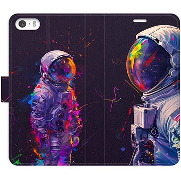 

iSaprio Flip pouzdro Neon Astronaut 02 pro iPhone 5/5S/SE
