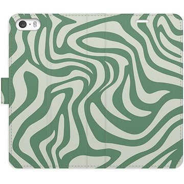 

iSaprio Flip pouzdro Zebra Green 02 pro iPhone 5/5S/SE