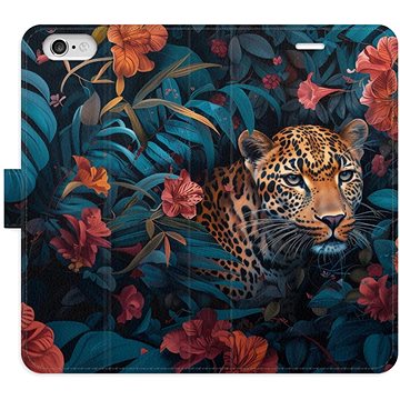 

iSaprio Flip pouzdro Flower Jaguar 02 pro iPhone 6/6S