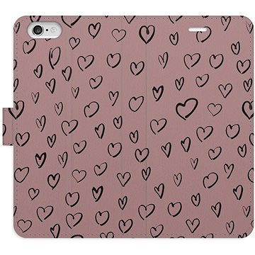 

iSaprio Flip pouzdro Heart Dark 02 pro iPhone 6/6S