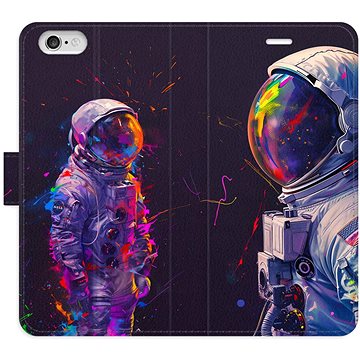 

iSaprio Flip pouzdro Neon Astronaut 02 pro iPhone 6/6S