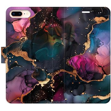 

iSaprio Flip pouzdro Dark Marble pro iPhone 7 Plus