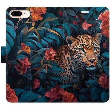 

iSaprio Flip pouzdro Flower Jaguar 02 pro iPhone 7 Plus