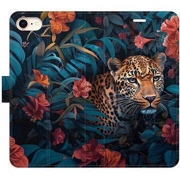 

iSaprio Flip pouzdro Flower Jaguar 02 pro iPhone 7/8/SE 2020