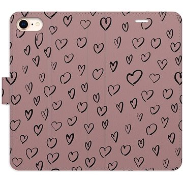 

iSaprio Flip pouzdro Heart Dark 02 pro iPhone 7/8/SE 2020
