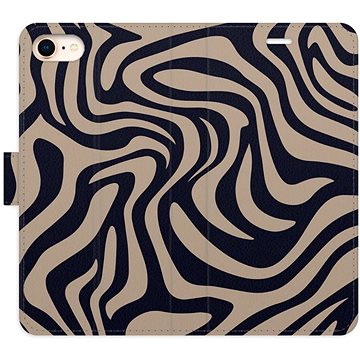 

iSaprio Flip pouzdro Zebra Black 02 pro iPhone 7/8/SE 2020