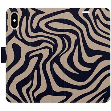 

iSaprio Flip pouzdro Zebra Black 02 pro iPhone X/XS