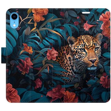 

iSaprio Flip pouzdro Flower Jaguar 02 pro iPhone XR