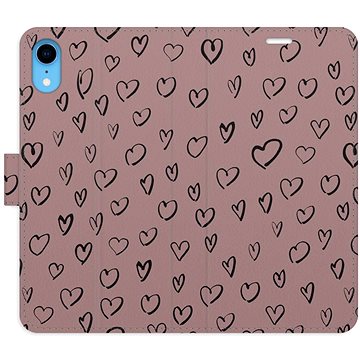 

iSaprio Flip pouzdro Heart Dark 02 pro iPhone XR