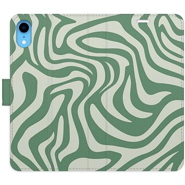 

iSaprio Flip pouzdro Zebra Green 02 pro iPhone XR