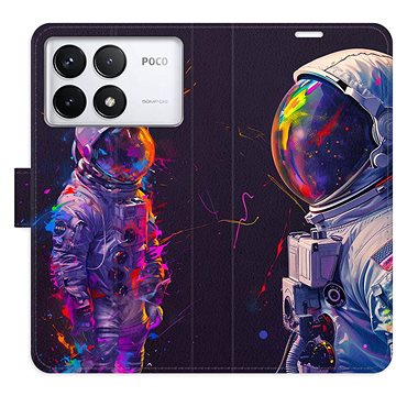 

iSaprio Flip pouzdro Neon Astronaut 02 pro Poco F6 Pro