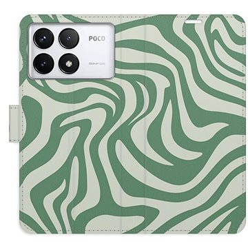 

iSaprio Flip pouzdro Zebra Green 02 pro Poco F6 Pro