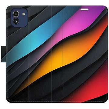 

iSaprio Flip pouzdro Color Waves pro Samsung Galaxy A03