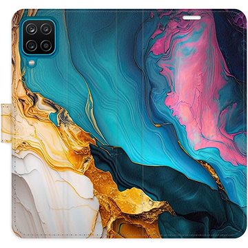 

iSaprio Flip pouzdro Colourful Marble pro Samsung Galaxy A12