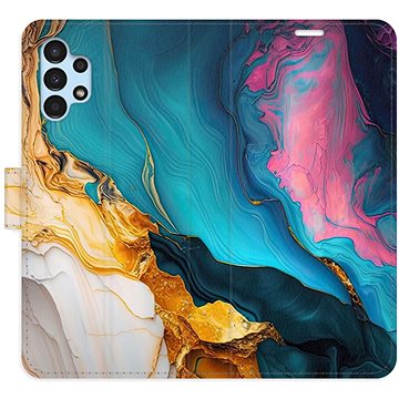 

iSaprio Flip pouzdro Colourful Marble pro Samsung Galaxy A13 / A13 5G