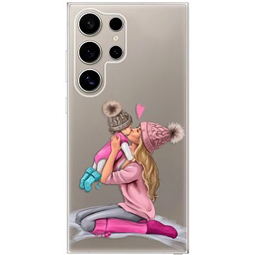 iSaprio Kissing Mom - Blond and Girl - Samsung Galaxy S24 Ultra