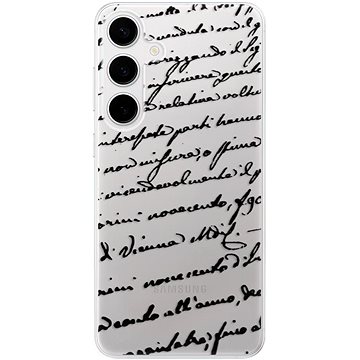 iSaprio Handwriting 01 - black - Samsung Galaxy S24+