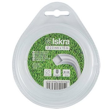 

ISKRA Struna do sekačky 2 mm × 15 m, čtverec