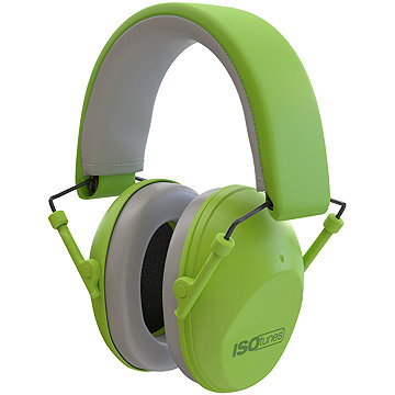 

ISOtunes Junior Defender EN352 Dětské chrániče sluchu, zelené