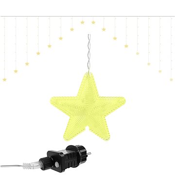 

ISO 11337 hvězdy 136 LED teplá bílá