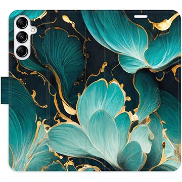 

iSaprio flip pouzdro Blue Flowers 02 pro Samsung Galaxy A14 / A14 5G