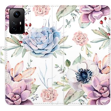 

iSaprio flip pouzdro Succulents Pattern pro Xiaomi Redmi Note 12S
