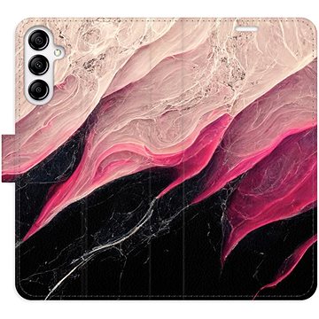 

iSaprio flip pouzdro BlackPink Marble pro Samsung Galaxy A14 / A14 5G