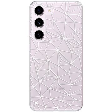 

iSaprio Abstract Triangles 03 pro white pro Samsung Galaxy S23 5G