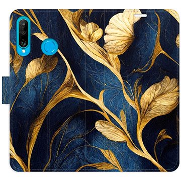 

iSaprio flip pouzdro GoldBlue pro Huawei P30 Lite
