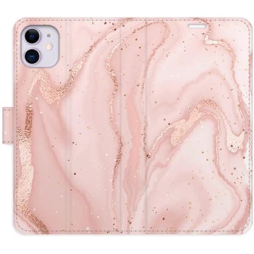 

iSaprio flip pouzdro RoseGold Marble pro iPhone 11