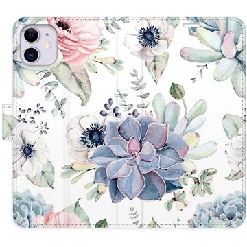 

iSaprio flip pouzdro Succulents pro iPhone 11