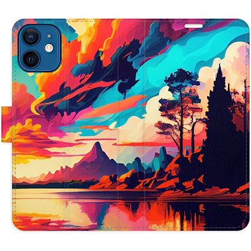 

iSaprio flip pouzdro Colorful Mountains 02 pro iPhone 12 mini