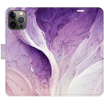 

iSaprio flip pouzdro Purple Paint pro iPhone 12/12 Pro