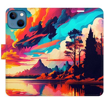 

iSaprio flip pouzdro Colorful Mountains 02 pro iPhone 13