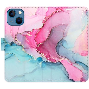 

iSaprio flip pouzdro PinkBlue Marble pro iPhone 13 mini