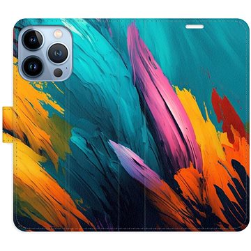 

iSaprio flip pouzdro Orange Paint 02 pro iPhone 13 Pro